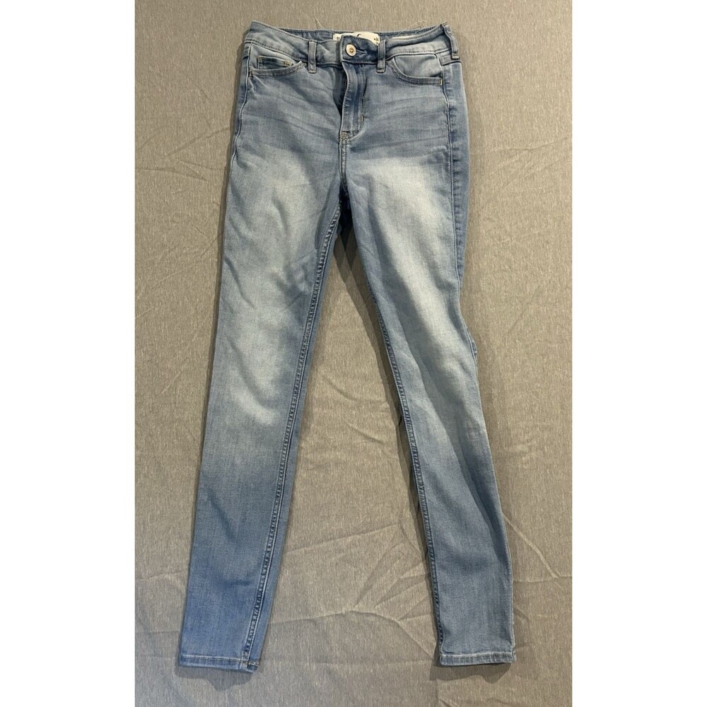 Hollister High Rise Super Skinny Light Wash Jeans 0S 24